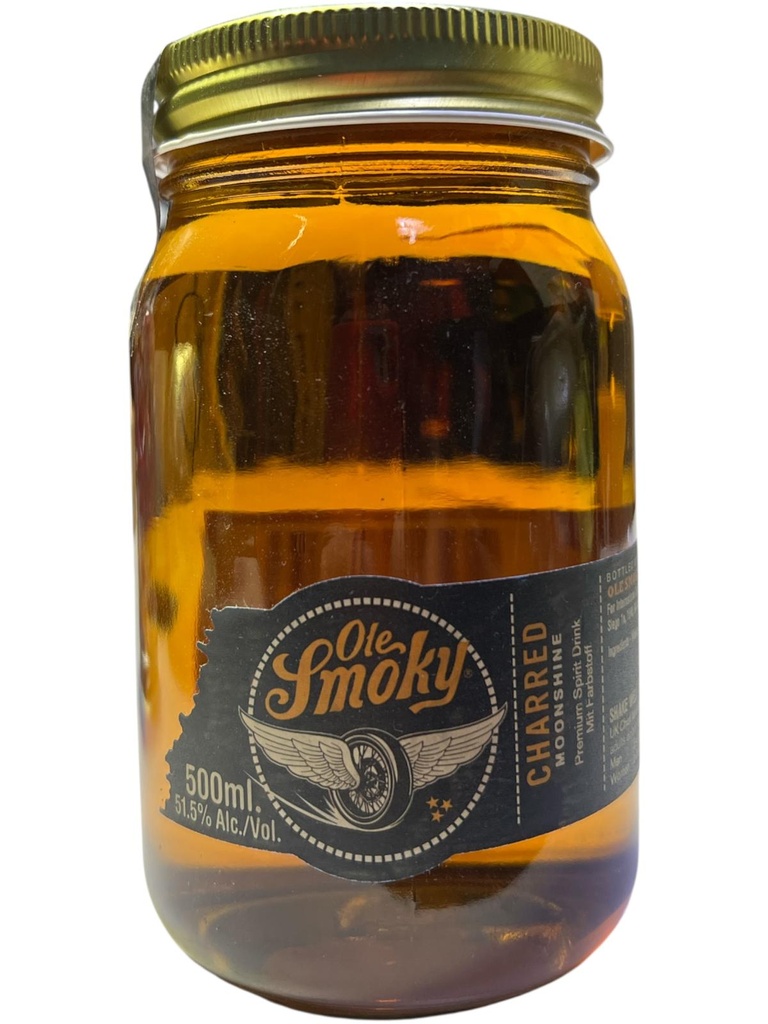 OLE SMOKY TENNESSEE MOONSHINE CHARRED 50CL