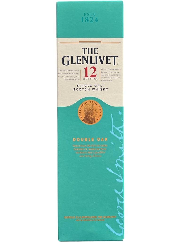 GLENLIVET 12 AÑOS - SINGLE MALT - 70CL