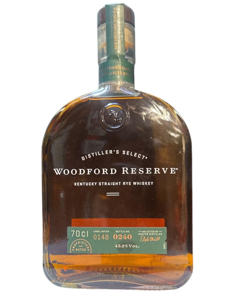 WOODFORD RESERVE  - KENTUCKY STRAIGHT RYE WHISKY 70CL