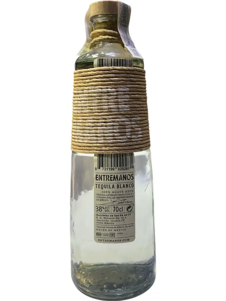 TEQUILA BLANCO ENTREMANOS 70CL