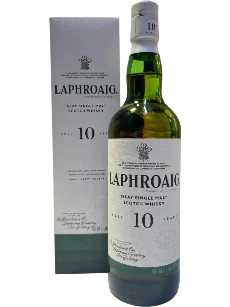 LAPHROAIG SINGLE MALT WHISKY 10 AÑOS