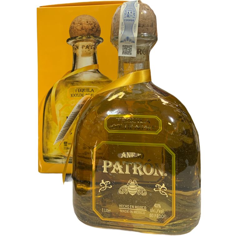 TEQUILA PATRON AÑEJO 100CL