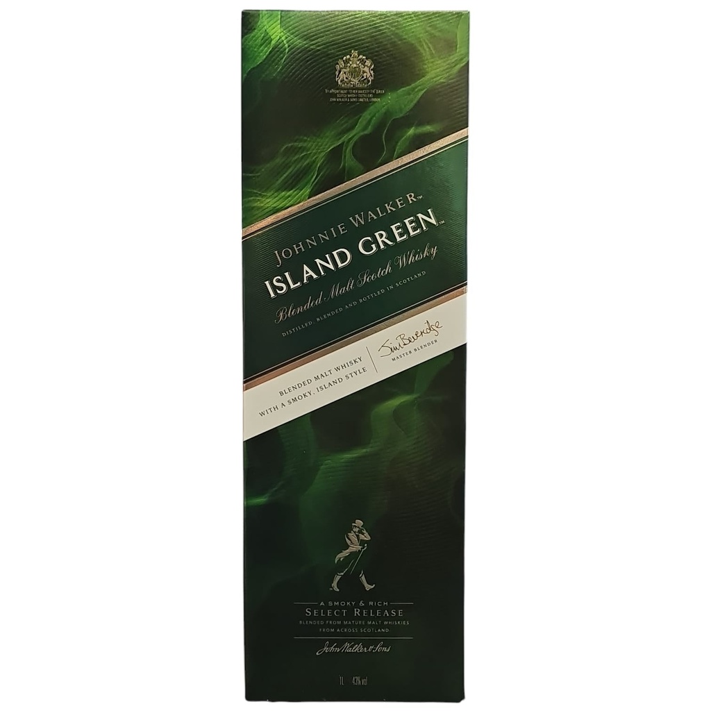 JOHNNY WALKER/ ISLAND GREEN - BLENDED SCOTCH - 100CL