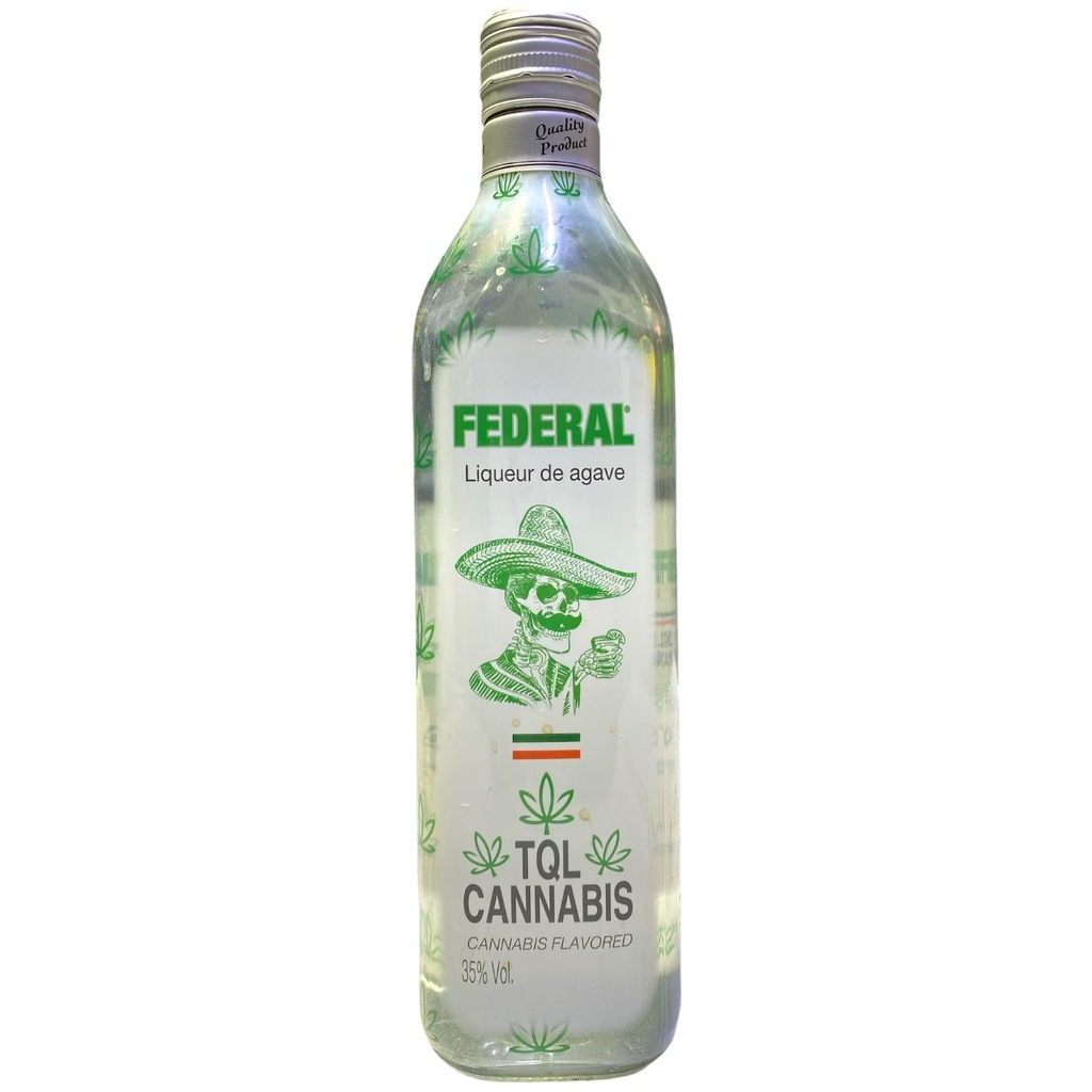 FEDERAL - LICOR DE AGAVE SABOR A CANNABIS - 70CL