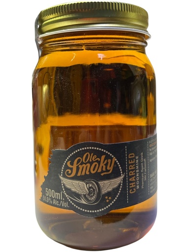 [OLE-SMO-CHA-50CL] OLE SMOKY TENNESSEE MOONSHINE CHARRED 50CL