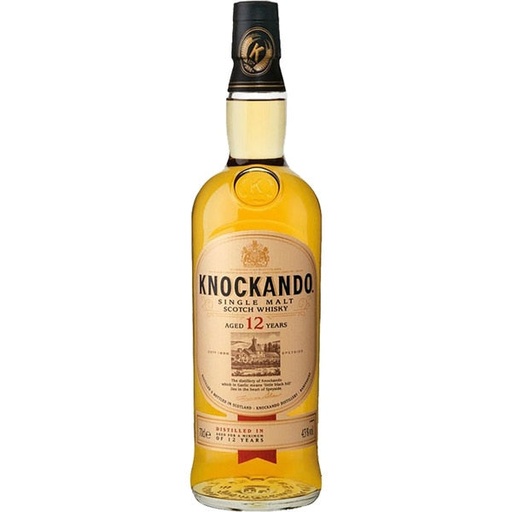 [KNO-SMS-DOS-70CL] WHISKY KNOCKANDO 12 AÑOS 70CL