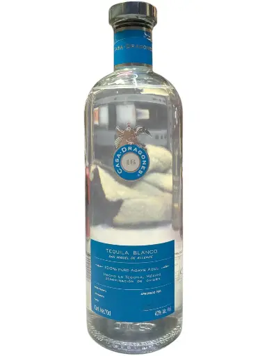 [CAS-DRA-BLA-70CL] CASA DRAGONES TEQUILA BLANCO 70CL