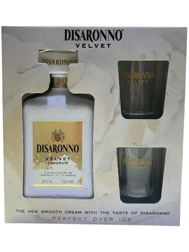 [DIS-VEL-VAS-70CL] DISARONNO VELVET CON 2 COPAS