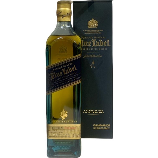 [BLU-LAB-WHI-20CL] JOHNNY WALKER BLUE LABEL 200ML