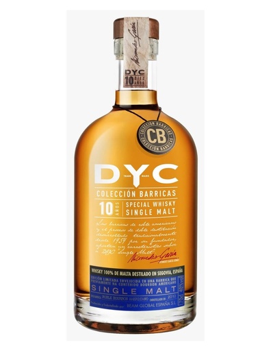 [DYC-WHI-10A-70CL] DYC 10 AÑOS  SINGLE MALT - 70CL