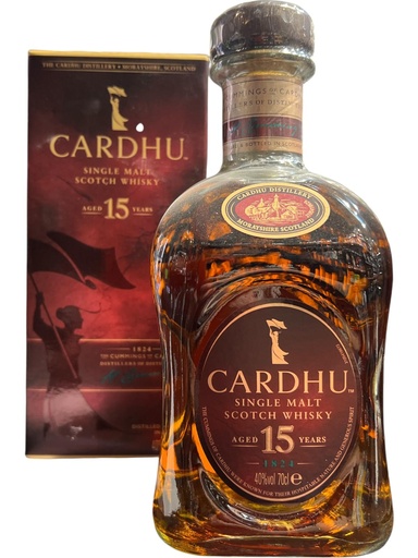 [CAR-SMS-QUI-70CL] CARDHU 15 AÑOS 70cl